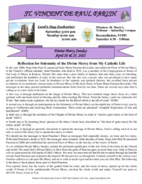 Divine Mercy Sunday