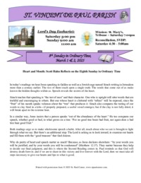 8th Sunday in Ordinary Time